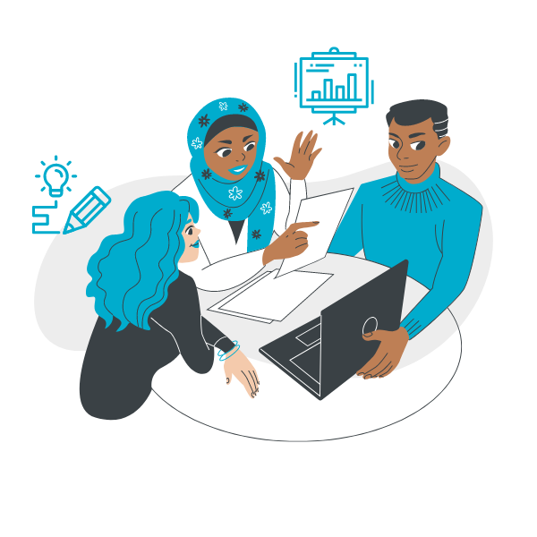 Custom branded presentation design image